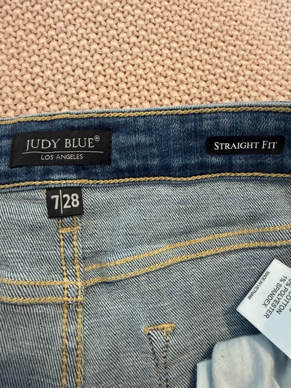 Judy Blue High Rise Straight Leg Light Wash Women’s Jeans 28 - Picture 2 of 12